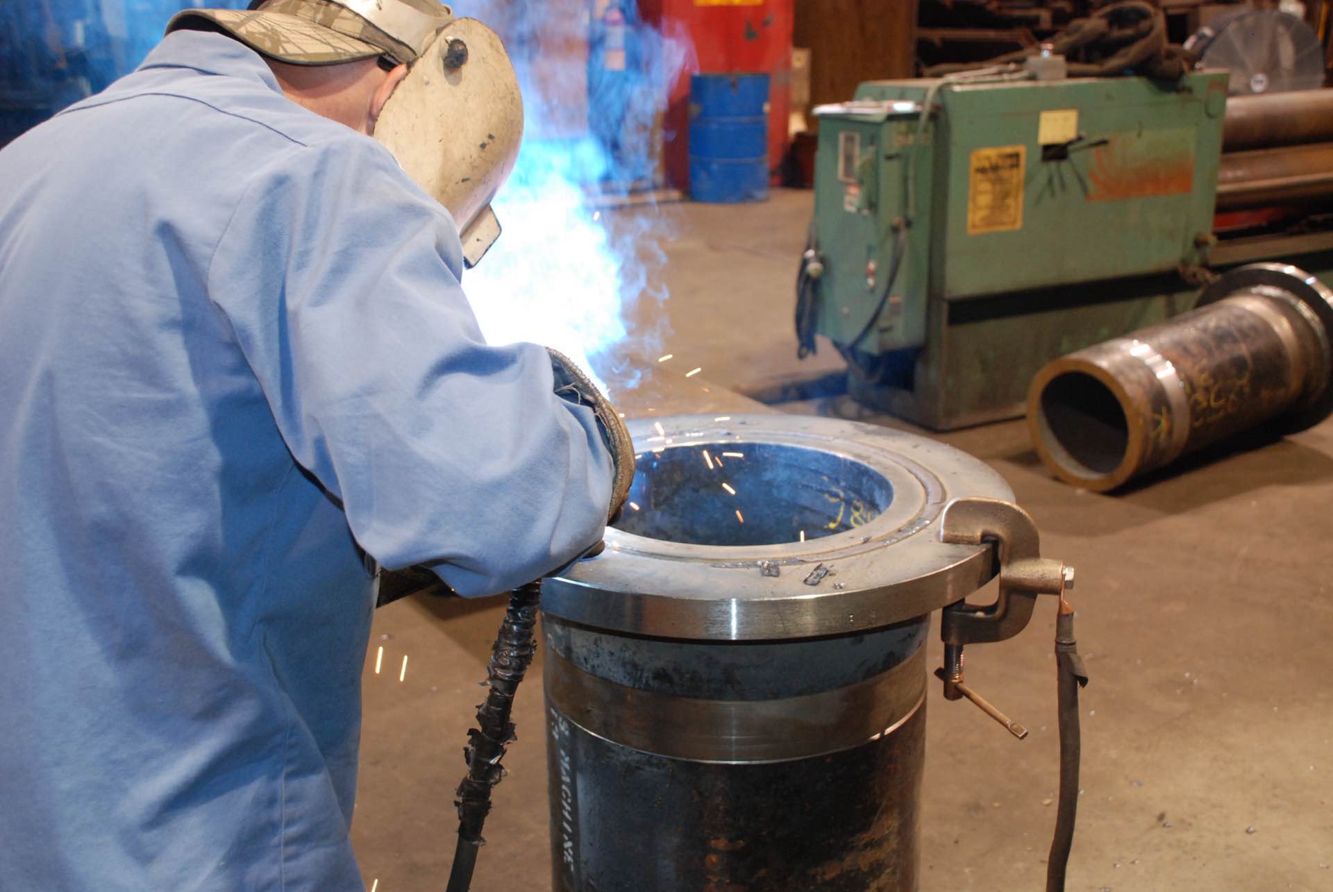Fabricating a new rudder tube