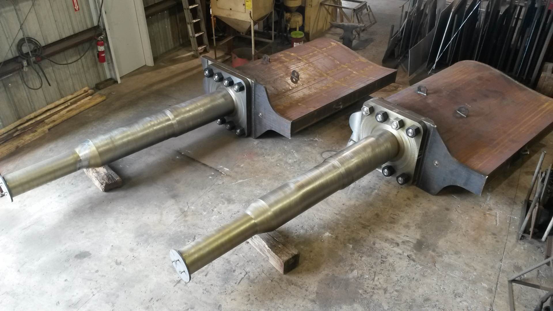 Rudder fabrication assembly