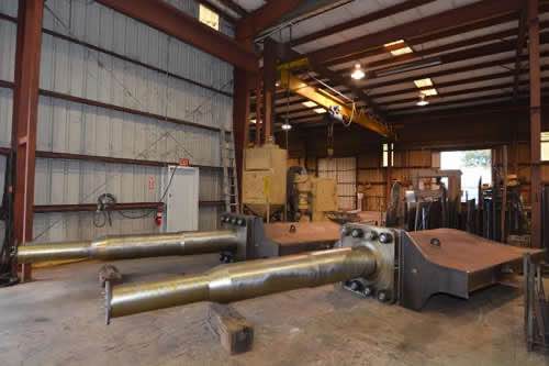 Large propeller shaft with fiberglass wrapping